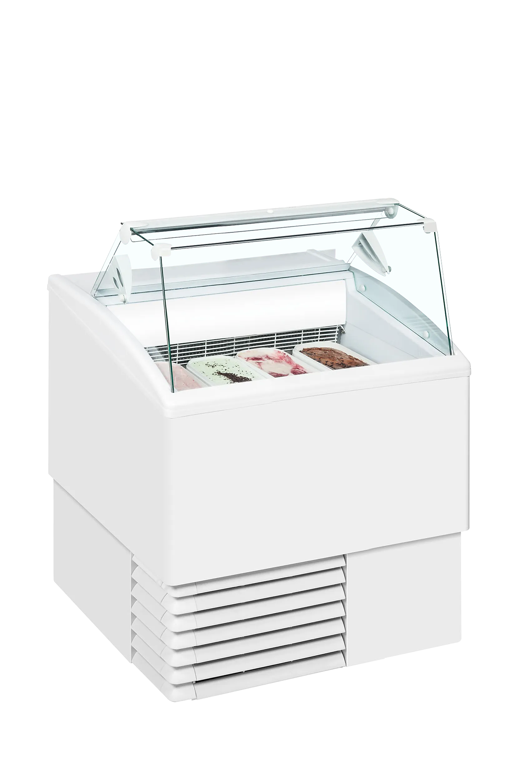 Vitrina de helados capacidad 4 a 7 cubetas ISA Isetta