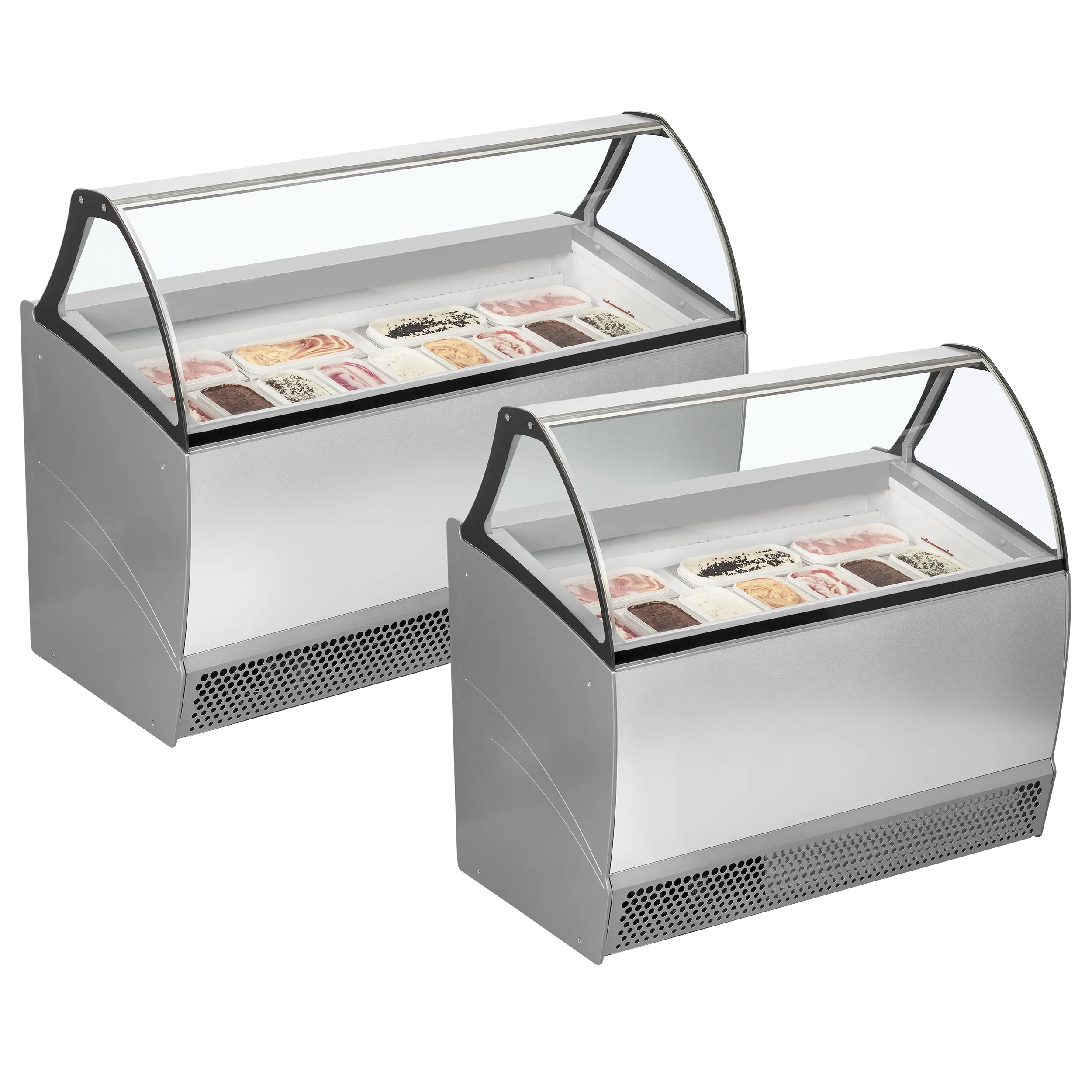 Vitrina expositora de helados con reserva ISA Bermuda