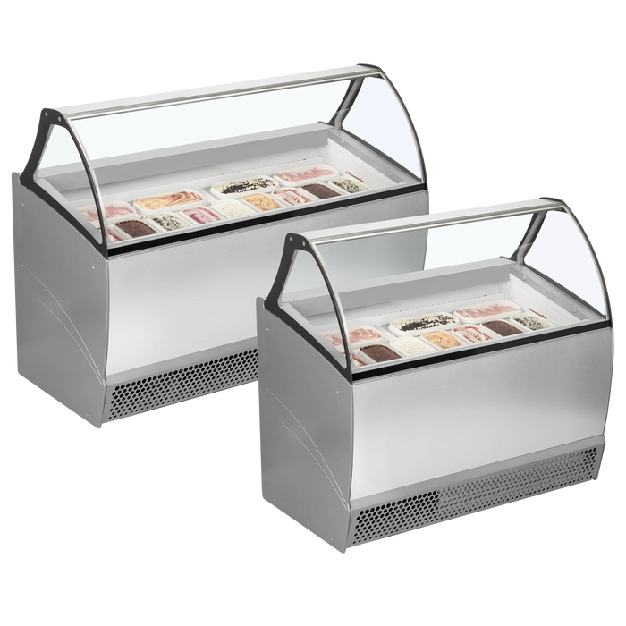Vitrina expositora de helados con reserva ISA Bermuda